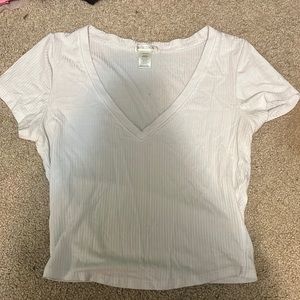 White Medium Cropped Tshirt